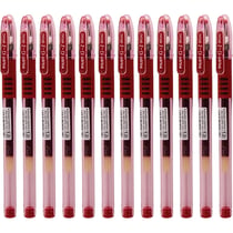 Lot de 12 stylos à bille PILOT G1 GRIP - Encre gel rouge - Pointe large