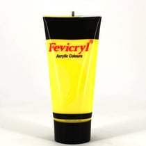 Peinture Acrylique en tube jaune de cadmium citron 200ml - Amt