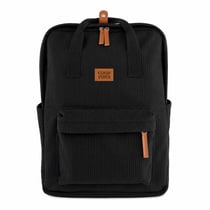 Sac à dos effet côtelé avec compartiment ordinateur