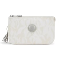 Grande pochette Kipling Creativity L Palm Beige Jacquard