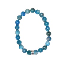 Bracelet Apatite Perles rondes 8 mm - Omsaé