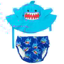 Maillot et Chapeau Requin (6-12M)