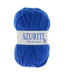 Pelote à tricoter AZURITE de Distrifil - Laissez votre créativité briller à petit prix ! - certifié Oeko-Tex 1338 Bleu electrique