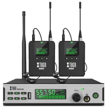 Microphone Sans Fil Professionnel Pour Scène Avec 40 Fréquences Et Bluetooth YONIS