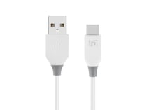Avizar Câble USB-C vers USB-A 2.0 3A Charge et Synchronisation 480Mbps 1m Blanc