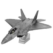 Aviation - F-22 Raptor - Maquette 3D en métal avec 3 feuilles