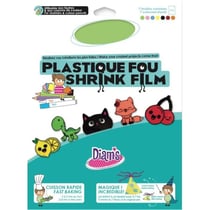 Plastique Fou - Plastique Fou Assortiment de couleurs 7 feuilles