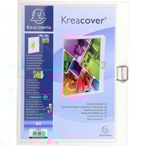 Chemise A Dos Extensible Kreacover 24 X 32 Cm - Blanc - Exacompta