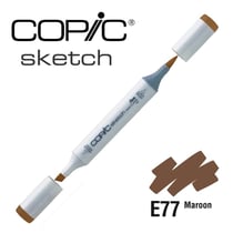 Copic - Marqueur à l'alcool Copic Sketch E77 Maroon