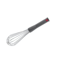 Fouet professionnel inox - manche étanche antidérapant - 30 cm