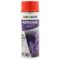 Spray de peinture - Vermillon - RAL 2002 - Brillant - Tous supports - Aérosol Art