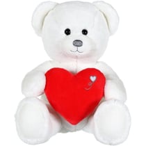 Peluche Ours coeur - 22 cm