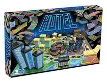 Hotel nouvelle version - plateau bâtiments 3d - lansay - jeu de société famille