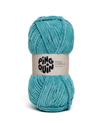 Fil velours 100GR à tricoter PINGO CHENILLE - Pingouin - certifié Oeko-Tex Vert Canard