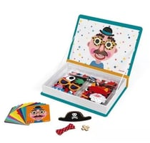 Magneti'book crazy faces garçon - janod - j02716 - jeu éducatif magnétique, aimante