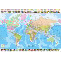 Puzzle la carte du monde 1500 piéces - collection pays - educa - 18500