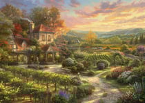 Puzzle 2000 pièces - Thomas Kinkade - Dans le Vignoble - Schmidt Spiele