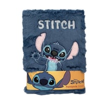 Grand Carnet de Notes Fourrure Bleue Stitch Disney A4