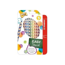 Lot de 6 Crayons de couleur STABILO EasyColors Gaucher - Multicolore - Mine 4,2 mm