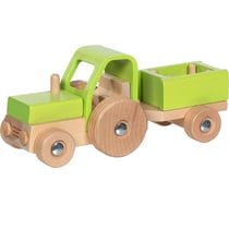 Tracteur avec remorque vert - Goki