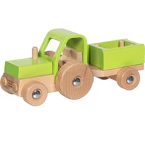Tracteur avec remorque vert - Goki