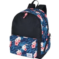 Sac à dos - 2 compartiments - Fleurs hibiscus - Kanabeach - Collège - 49cm