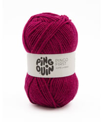 Fil à tricoter PINGO FIRST - Pingouin - certifié Oeko-Tex Raspberry violet