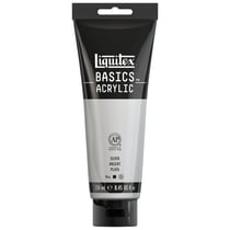 Peinture Acrylique en tube argent 250ml - Liquitex Basics