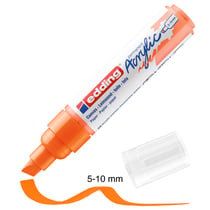 Marqueur Acrylic Edding 5000 - Pointe Large biseautée - Fluo Orange