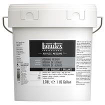 Médium de lissage - Brillant - Liquitex - Peinture acrylique - Pot de 3,78L