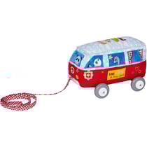 Bus sur roues en bois pour bébé