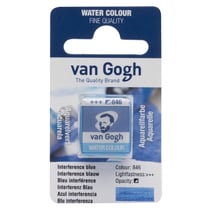 Peinture aquarelle van Gogh godet Bleu Interférence 846
