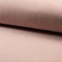 Tissu Polaire doux uni Rose poudré