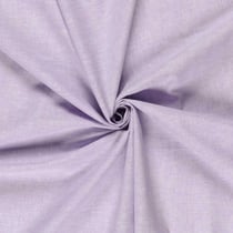 Tissu Lin et coton uni Verona Lilas