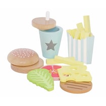 Jouet en bois - dinette - Burger Meal