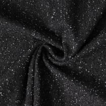 Tissu Jean Denim griffé Noir