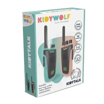 Kidytalk - Talkie Walkie avec batterie beige et cyan - Kidywolf