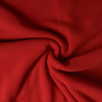 Tissu Polaire doux Grand Froid Rouge carmin