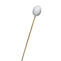Baguettes rondes en hêtre 8mm ø, sans noeufs, longueur 1 m - 25 pièces