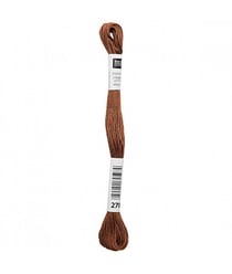 Fil à broder mouliné Uni - Rico Design 278 Marron