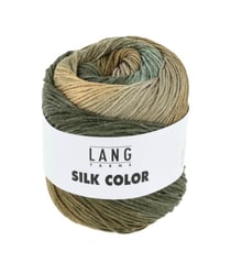 Pelote exceptionnelle de soie SILK COLOR - 100 GR - Lang Yarns 03 Marron