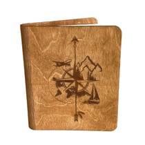 Carnet  еn bois Voyage- Cretifwood