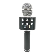 Microphone Android iOs Karaoké Bluetooth 4.2 Haut-Parleur Puissance 5W Noir YONIS