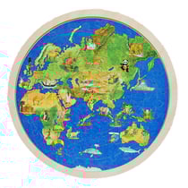 Puzzle globe terrestre