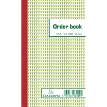 Orderbook ligné 17x10,5 cm 50 feuillets triple autocopiant - x 10 - Exacompta