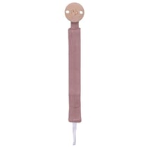 Attache-sucette en gaze de coton Mocha - BB&co