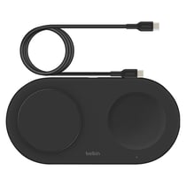 Belkin Station de charge sans Fil pour iPhone / Smartphone / AirPods Qi2 15W Noir