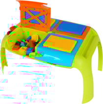 BLOKO – Ma première Table de construction et d’apprentissage + Coffret de 37 BLOKO – Dès 12 mois – Fabriqué en Europe – Table de jeu activité 1er âge – 503501