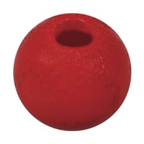 Perles en bois FSC 100%, polies, 6mm ø, rouge, 115 pièces