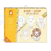 Set de coloriage - en-fant - Multicolore - Apprendre à dessiner 20 animaux